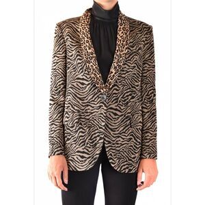 Pinko women's Animal print blazer size 2